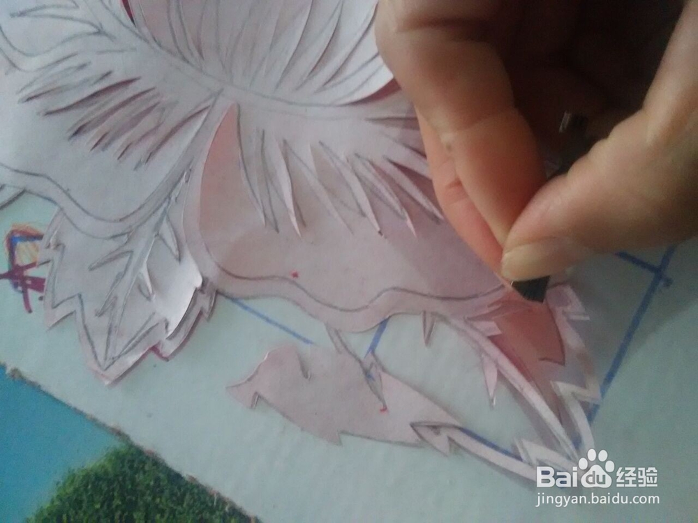 新年剪纸;福字4详细教程