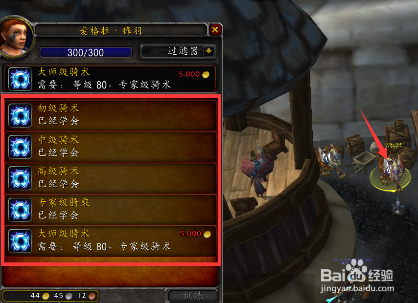 诺森德飞行训练师在哪里?