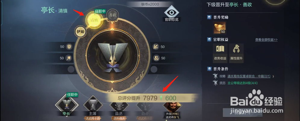 真三国无双霸如何晋升官职