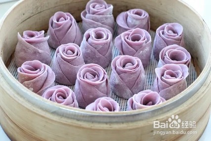 怎么做紫薯玫瑰花馒头