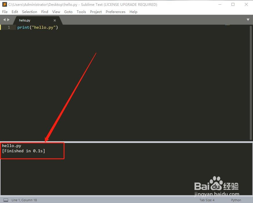 在sublime-text软件上运行python程序的完整教程