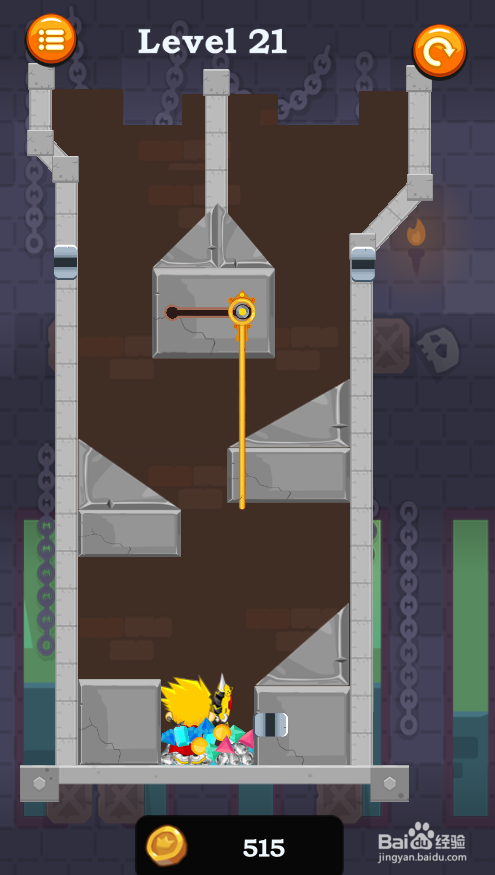 如何通过Caio Hero Rescue的Level 21?