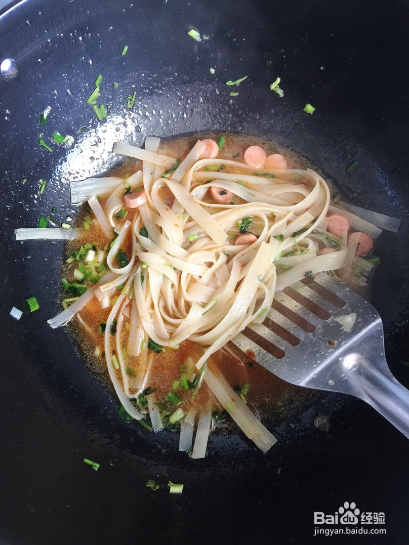 炒冷面的做法