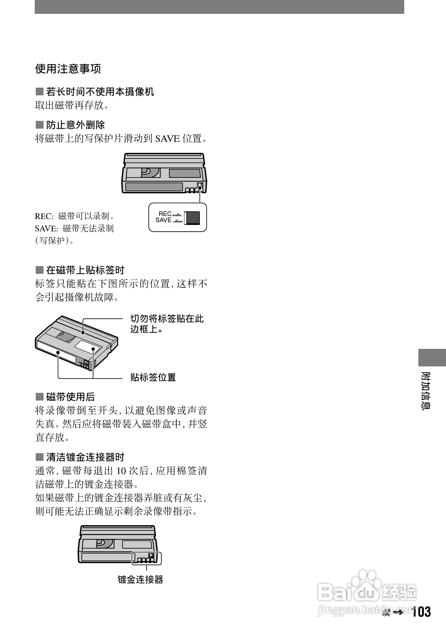 索尼HVR-A1C数字摄录一体机使用说明书:[11]