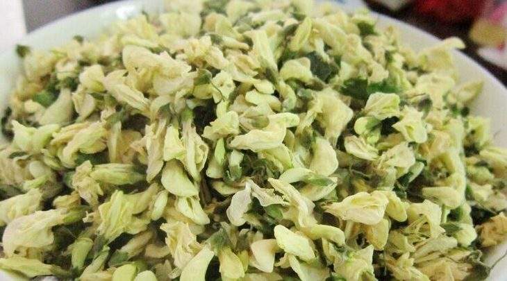 干洋槐花泡茶有什么好处