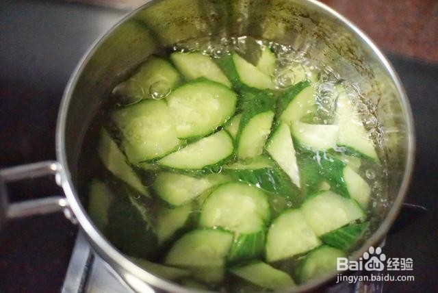 家庭自制黄瓜炒鸡蛋