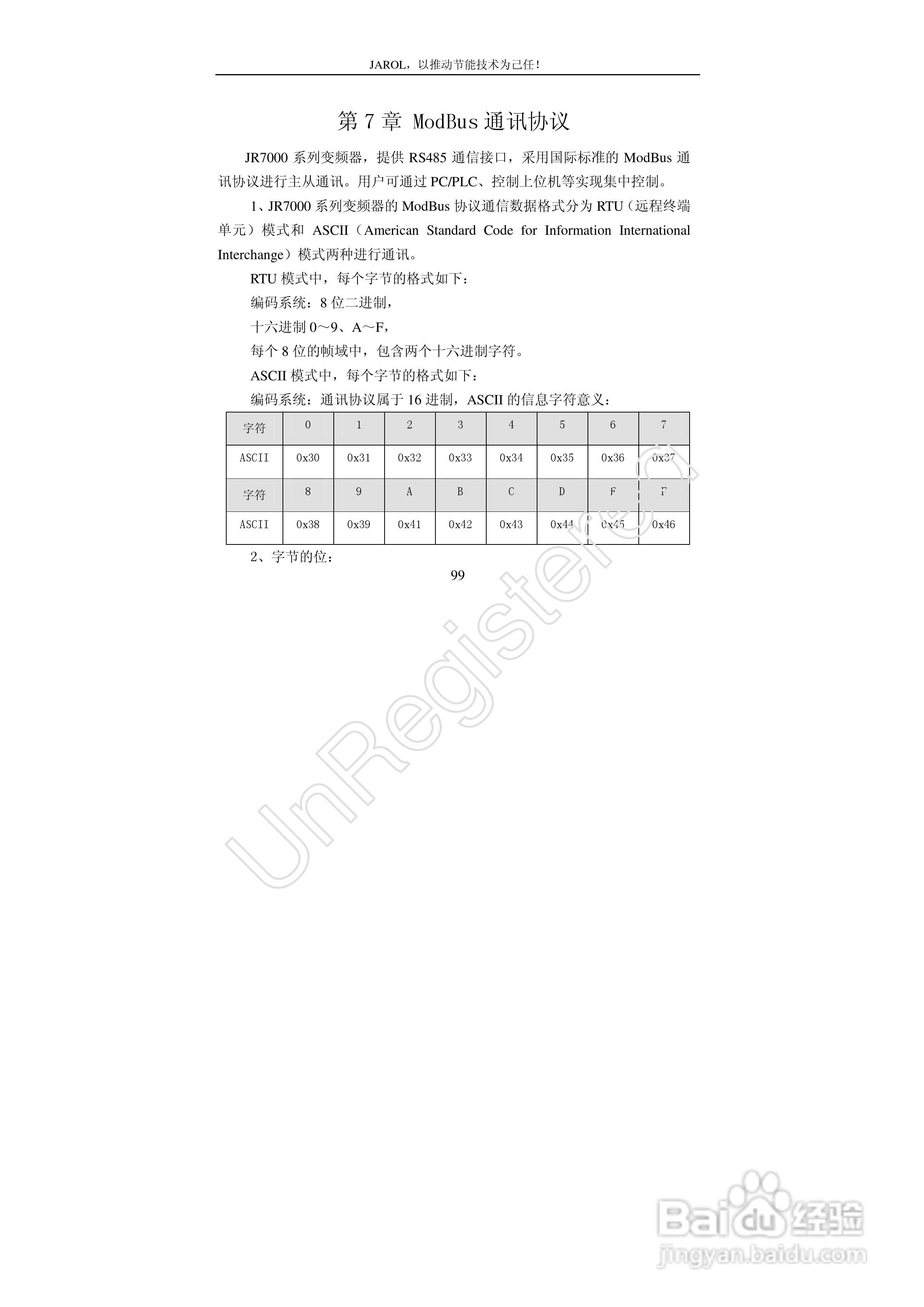 佳乐JR7000-315G-4-1090变频器使用说明书:[10]