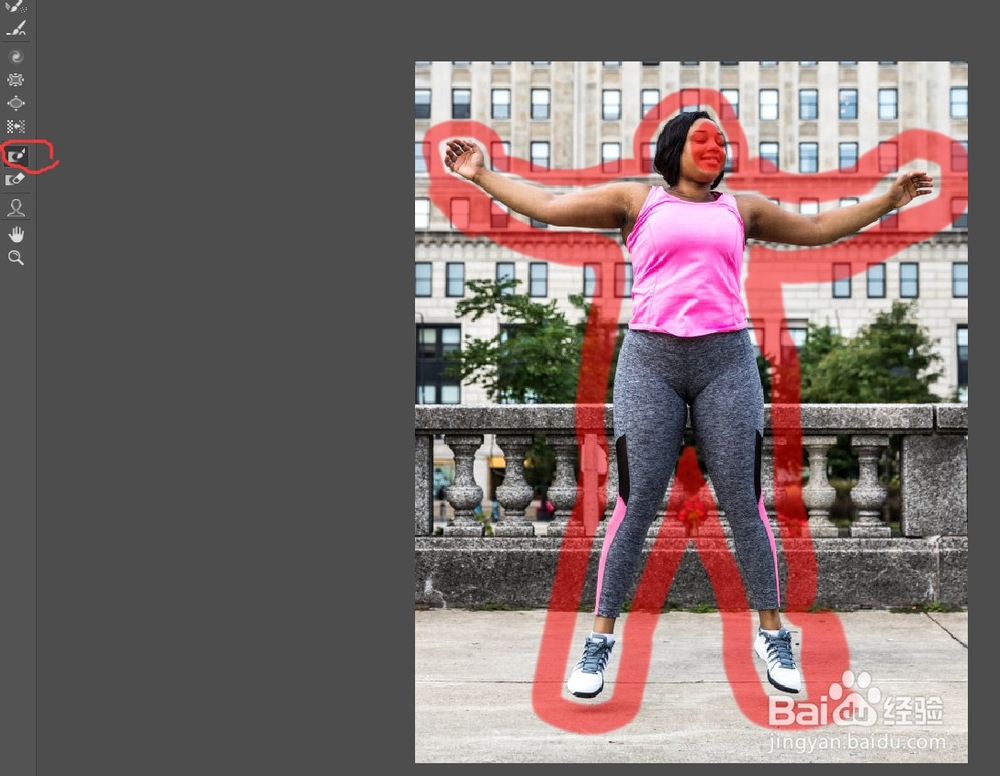 PS液化工具给人物瘦身