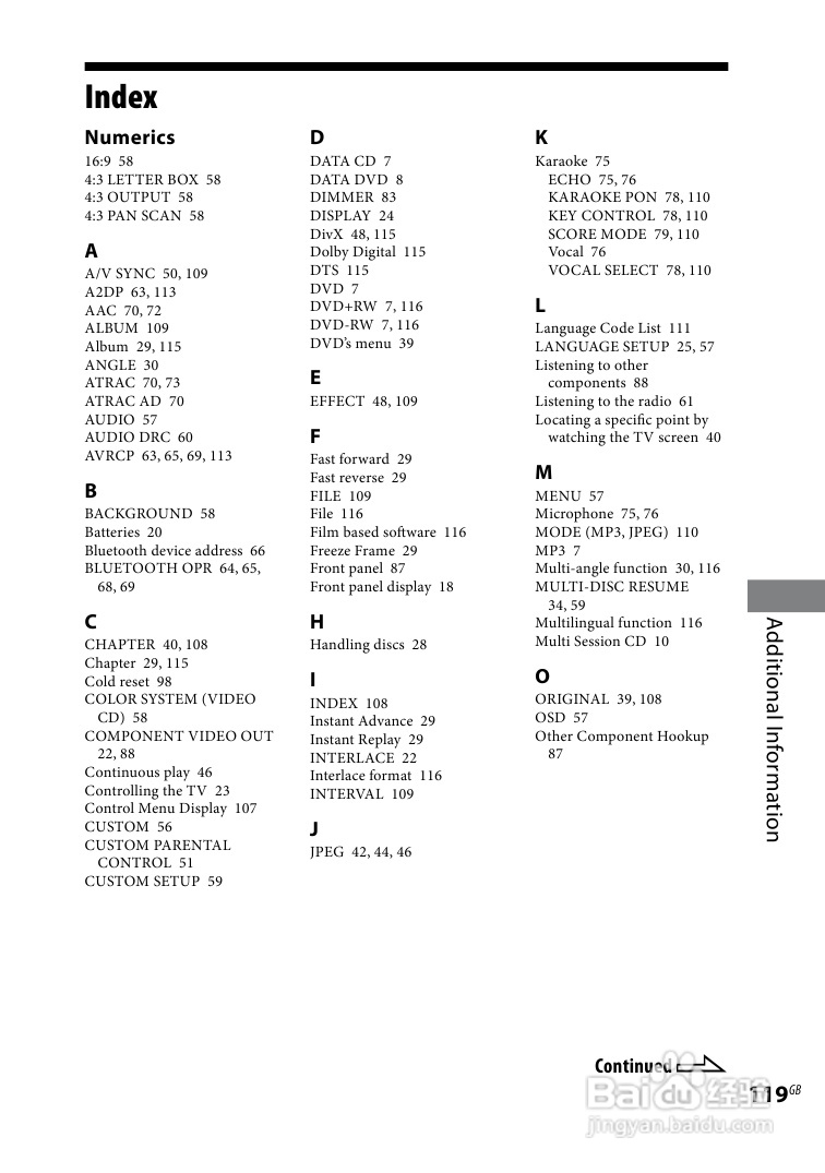 索尼CMT-DH888BT迷你组合音响使用说明书:[6]