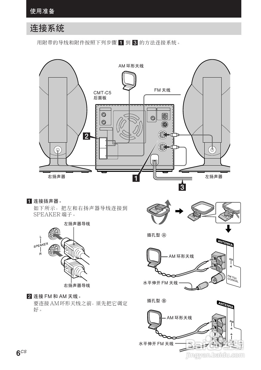 索尼CMT-C5迷你组合音响使用说明书:[1]