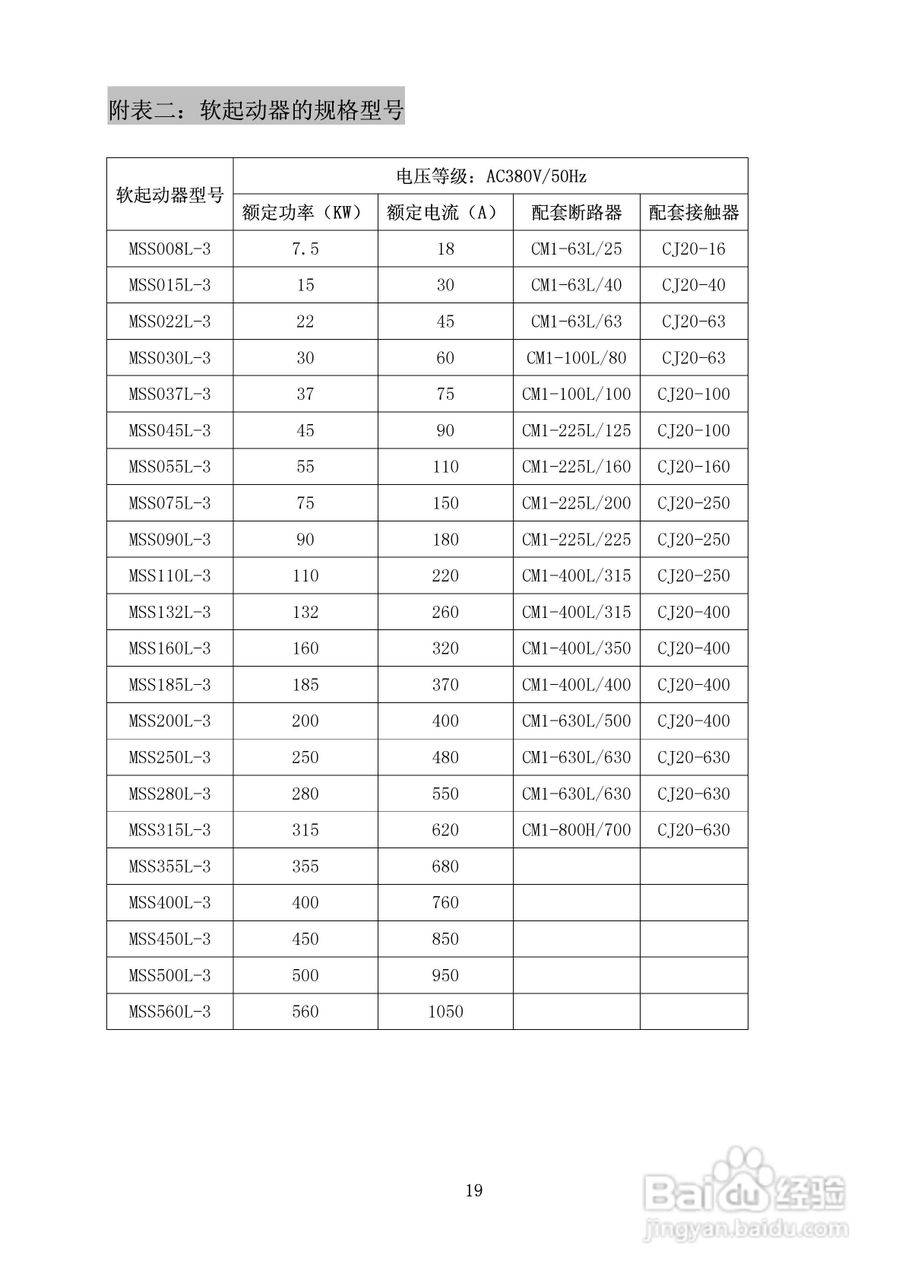 西丰电气MSS560L-3型软起动器用户手册:[3]