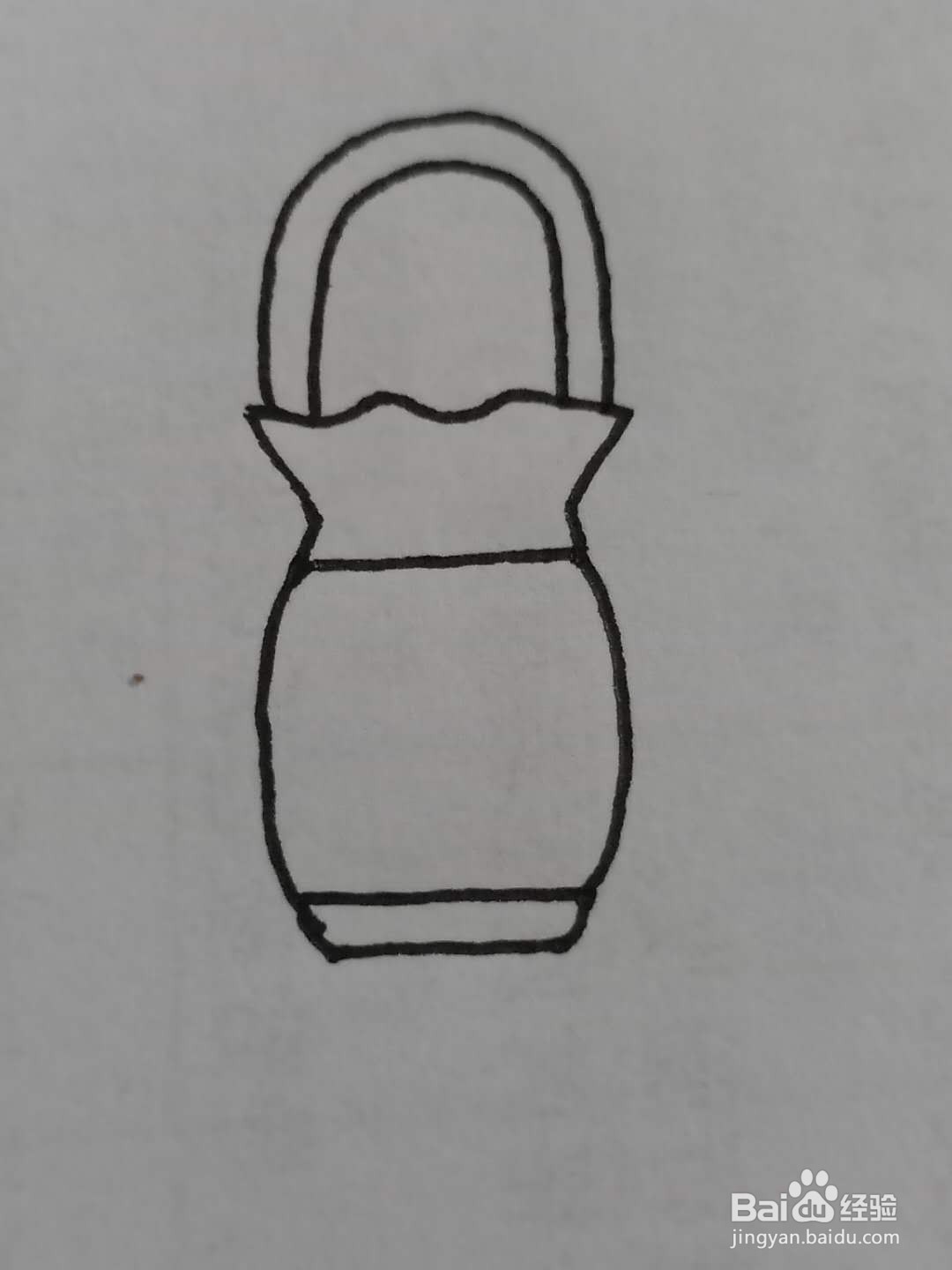 怎样画手提袋？