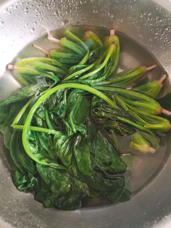 老醋菠菜花生米