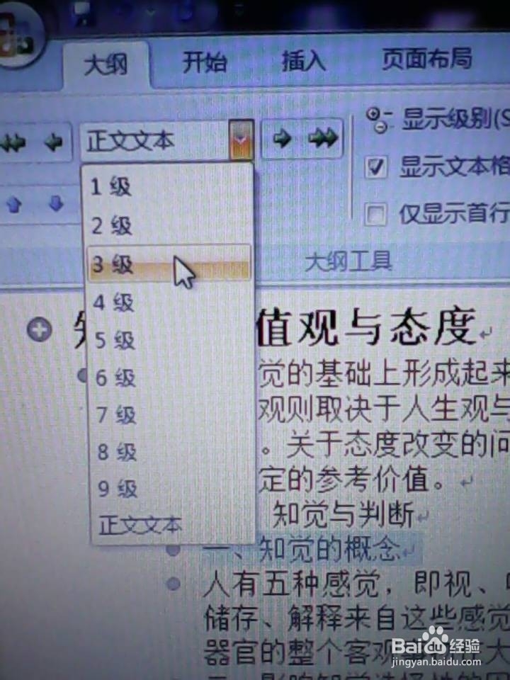 Word文档插入自动目录