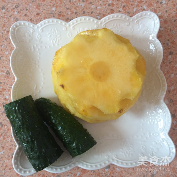 菠萝黄瓜汁的做法
