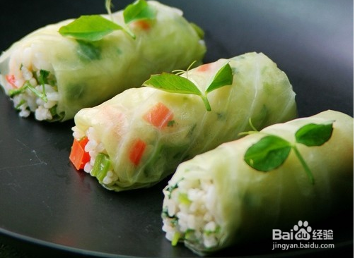 碧玉蔬菜饭卷
