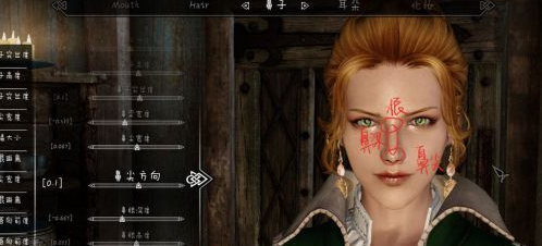 上古卷轴游戏捏脸技巧