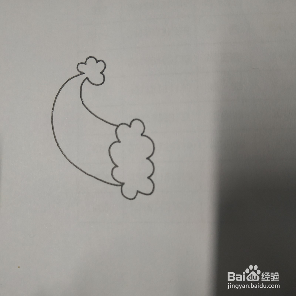 圣诞老人的简笔画要怎么画