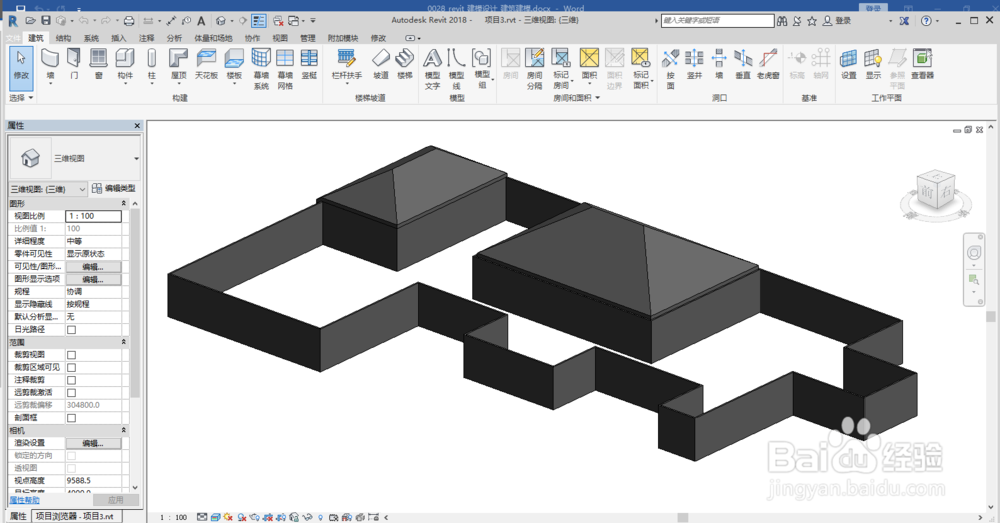 revit创建有墙的老虎窗