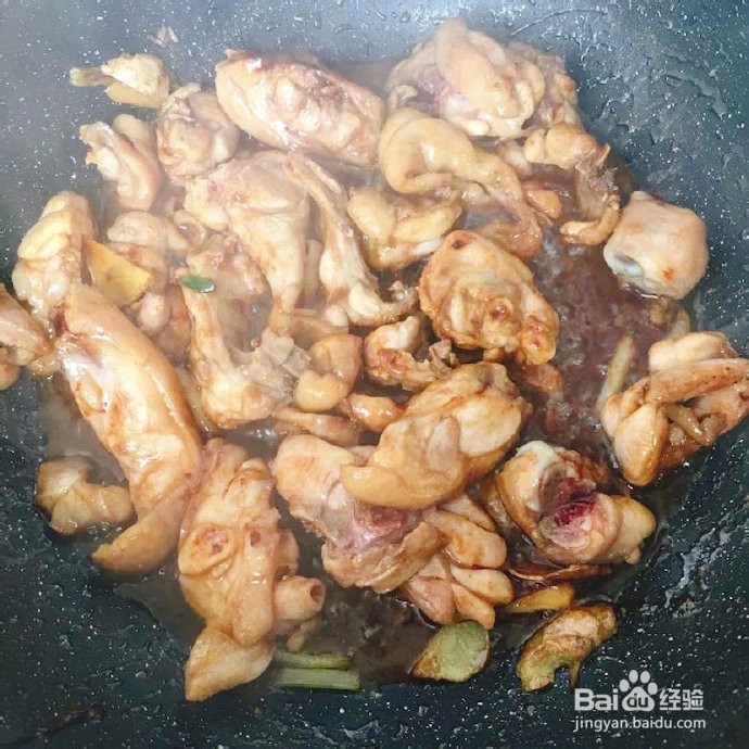 葱炒鸡肉真的好吃