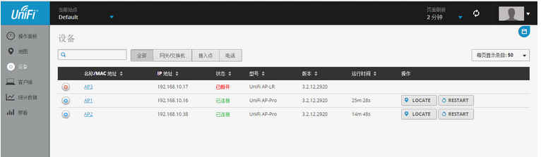 同一站点下多个UAP设定不同SSID配置
