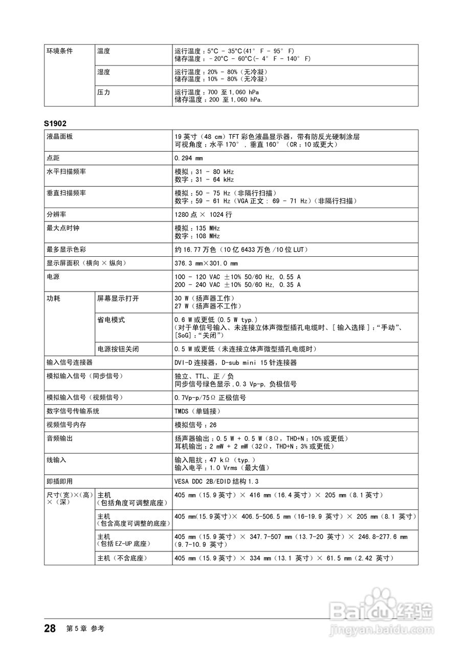 EIZO FlexScan S1721-X彩色液晶显示器用户手册:[3]