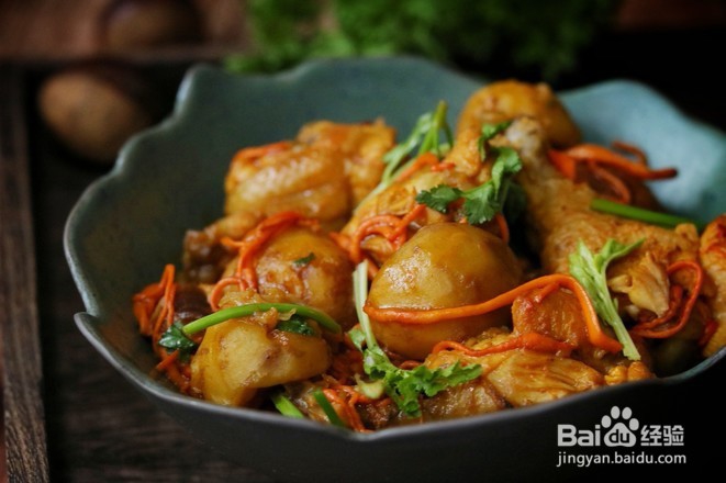 板栗鸡翅根怎么做