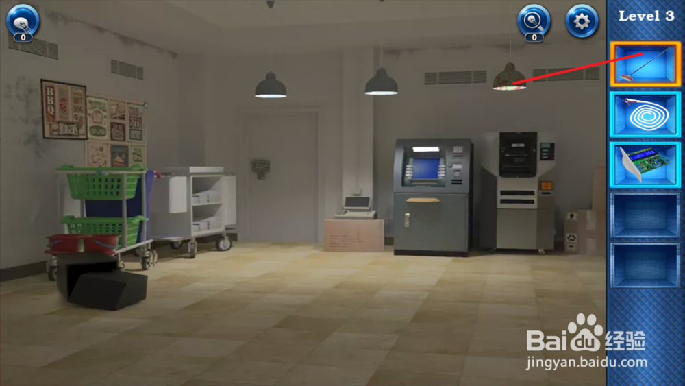 密室逃脱6之逃出银行第三关