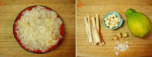 甘蔗片糖炖银耳怎么做