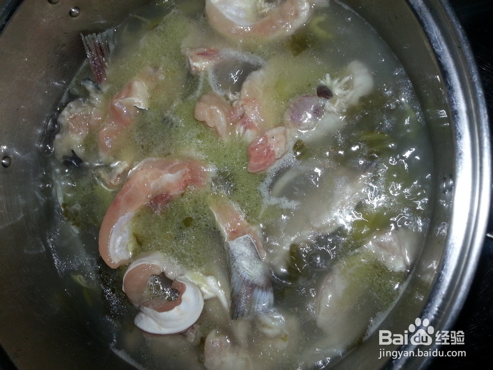 乌江鱼：江团鱼家常酸菜鱼煮法