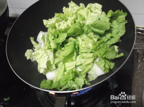海米炒白菜的做法