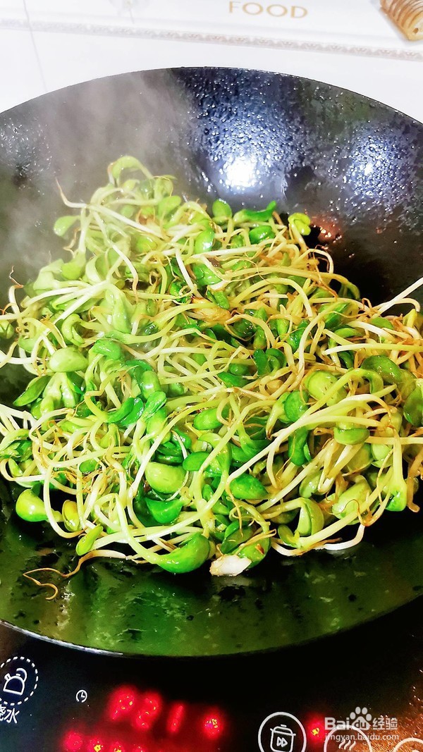 家常版爆炒豆苗