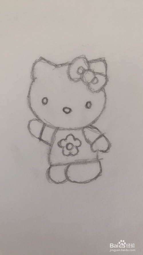 简笔画可爱的凯蒂猫