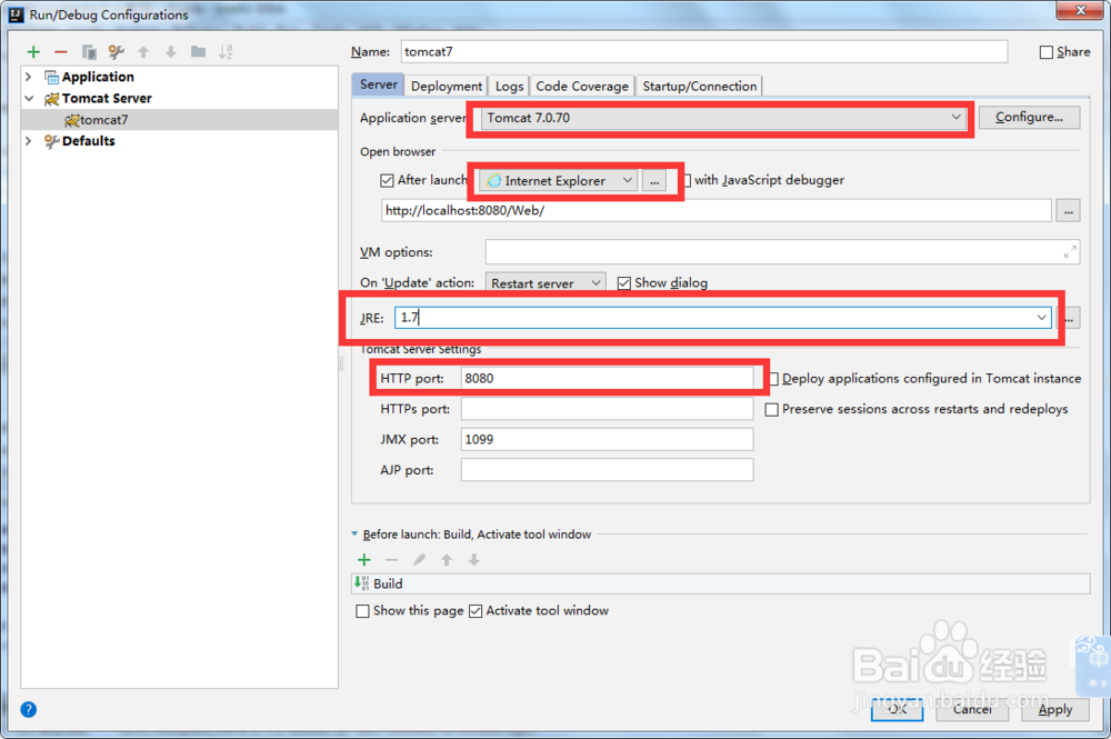 Intellij IDEA怎么部署Tomcat添加本地Tomcat