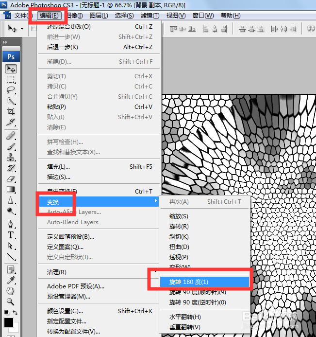 PS如何昆虫翅膀样式的玻璃网格效果