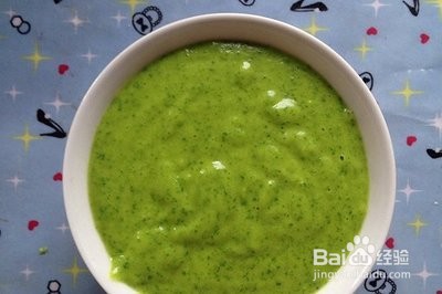 7M+辅食--鸡肝青菜粥