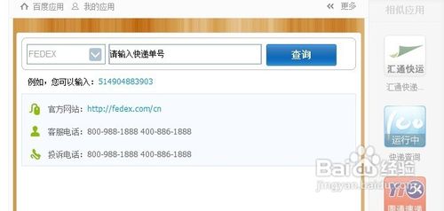 fedex国际快递查询