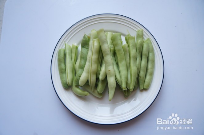 健康少油干煸豆角的做法