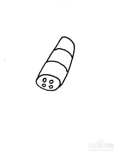 莲藕的简笔画