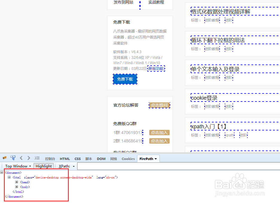 xpath的入门基础教程