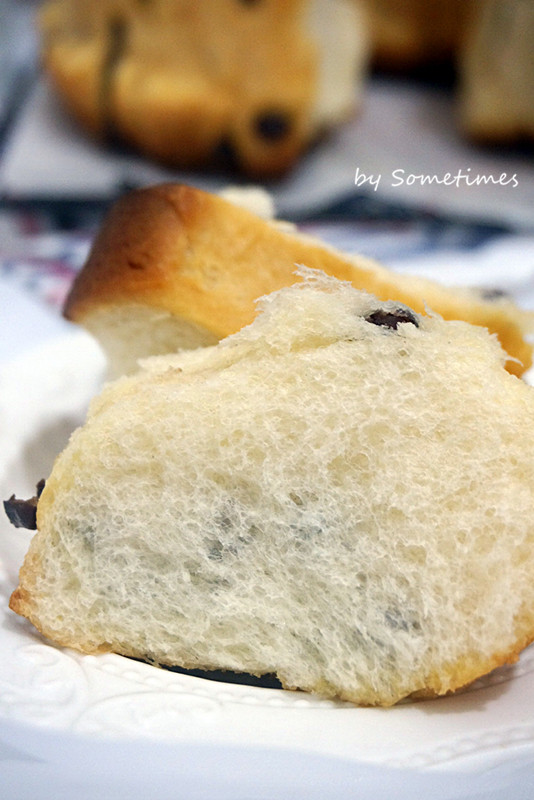 蜜豆炼奶手撕面包