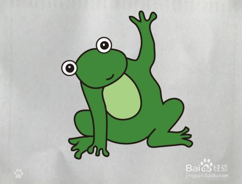 【简笔画】青蛙的画法