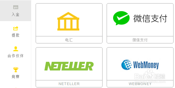 Exness怎么用WebMoney入金？