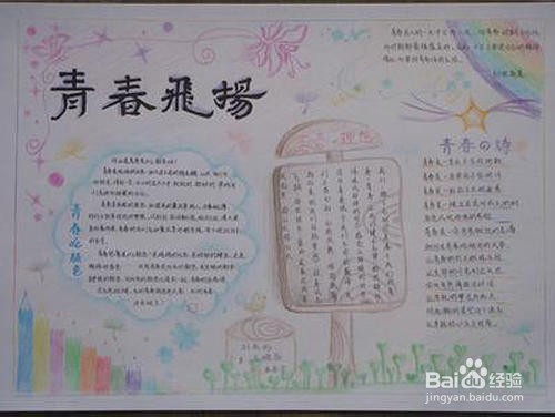 关于理想的手抄报