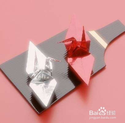 玫瑰千纸鹤怎么折视频