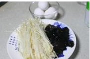 家常菜:金针菇炒鸡蛋