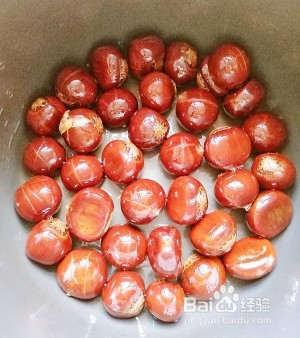 电饭锅烤栗子