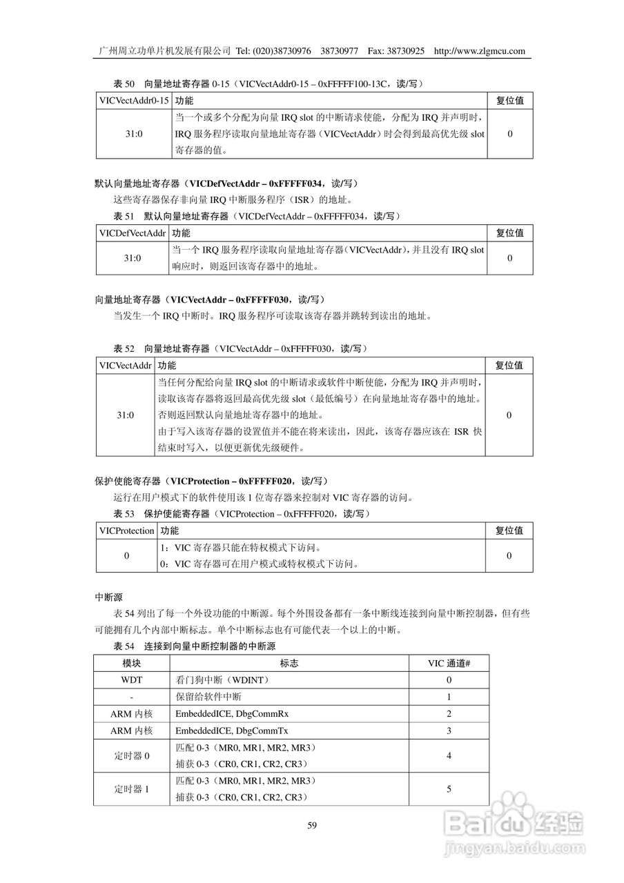 周立功LPC2119微控制器使用说明书:[6]