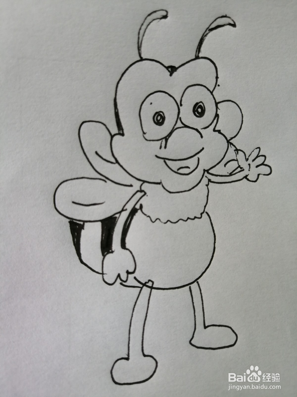 可爱的小蜜蜂怎么画