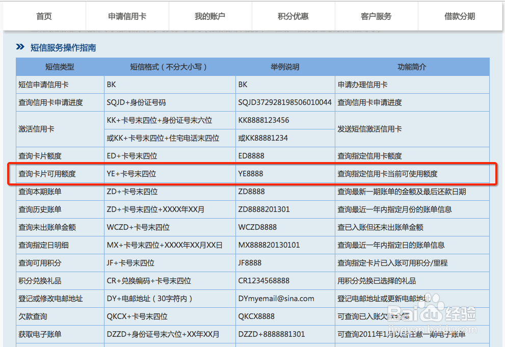 如何查询中信银行信用卡额度